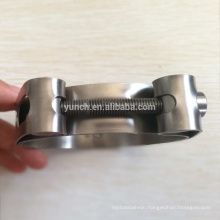 3 inch gr2 titanium exhaust flanges with v band clamp set